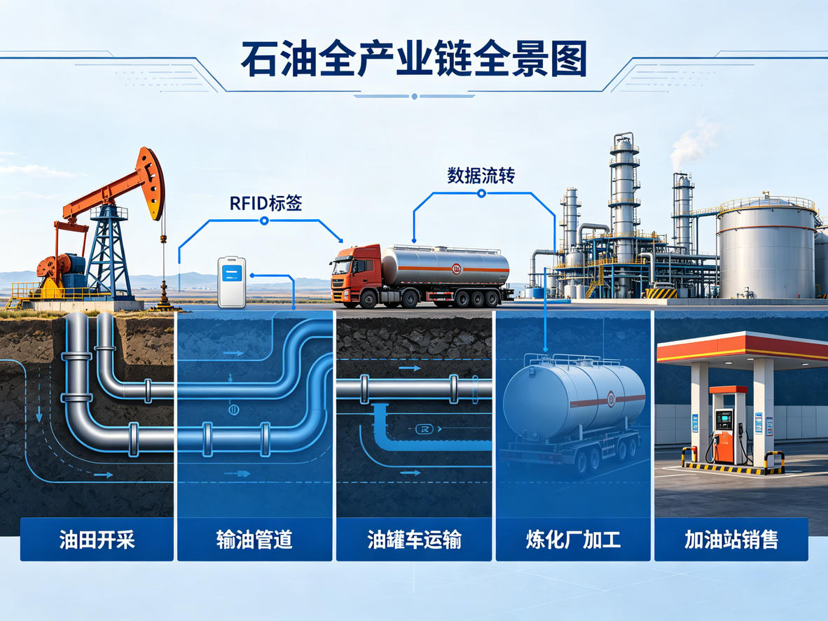 RFID全鏈路追溯，筑牢石油供應鏈安全防線